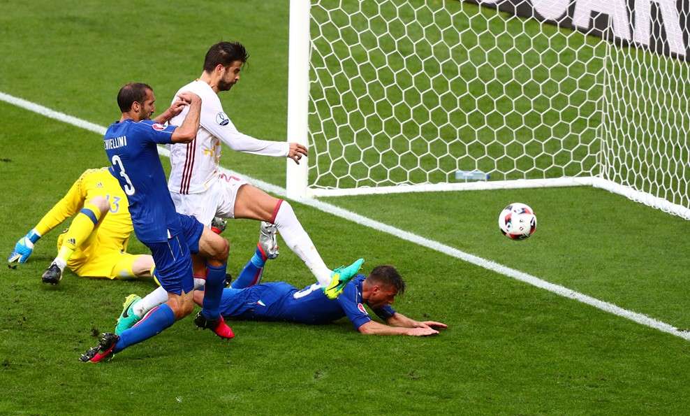 Euro 2016/Italia mund 2-0 Spanjën