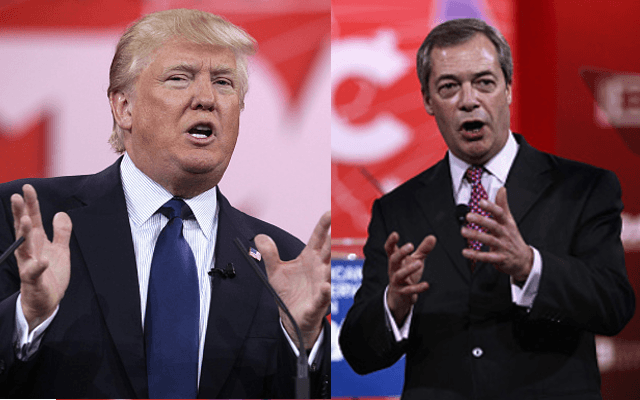 Farage në fushatë përkrah Trump