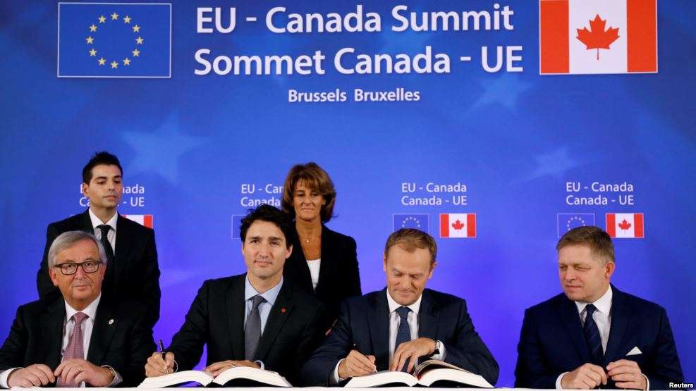 BE-Kanada nënshkruajnë marrëveshjen e tregtisë së lirë