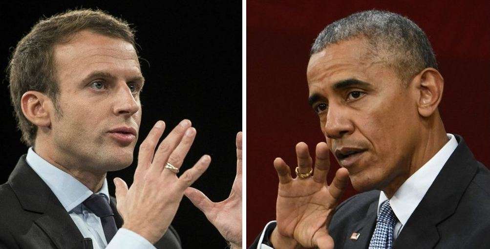Barack Obama mbështet publikisht Emmanuel Macron