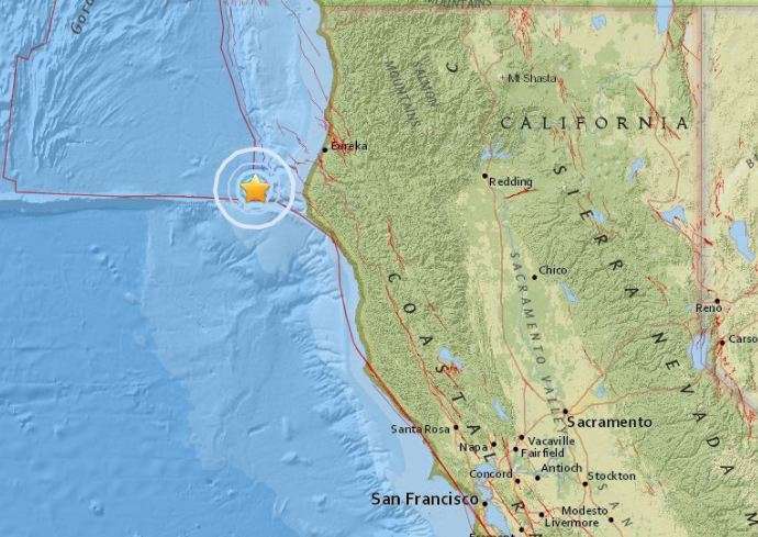 Tërmet me magnitudë 5.7 në SHBA