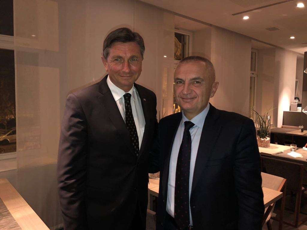 Meta takohet me Presidentin slloven, Borut Pahor