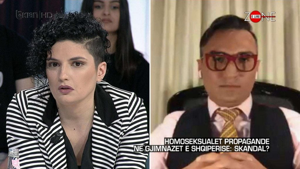 Video/ Debati për LGBTI nëpër shkolla, Elton Ilirjani kundër Xheni Karajt 