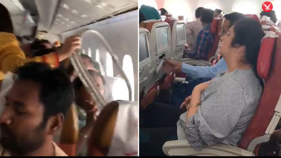 Video/ Bie xhami i dritares, momente paniku në avion