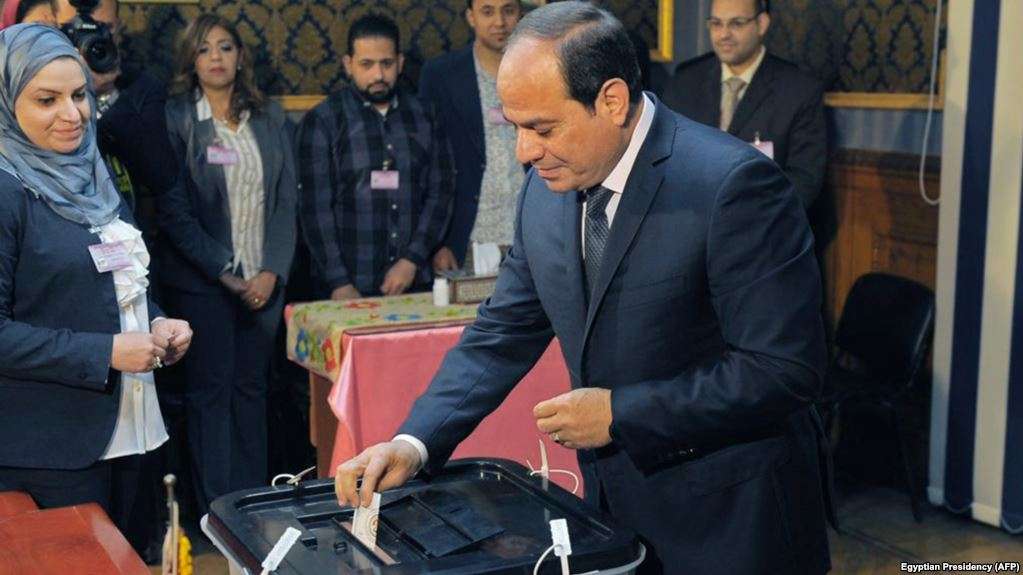 Presidenti i Egjiptit fiton 97 për qind të votave në zgjedhjet presidenciale