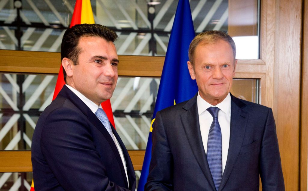 Tusk përgëzon Maqedoninë për progresin