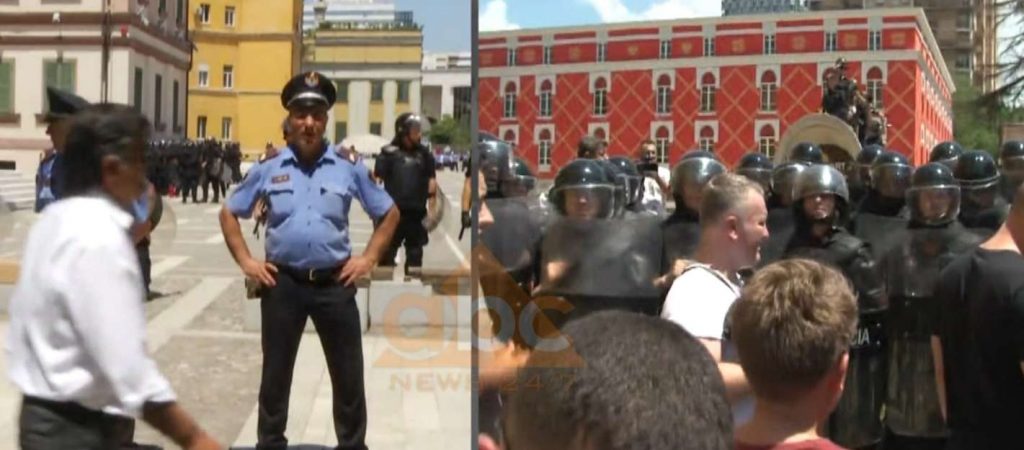 Video/ Protesta, tensionohet situata tek Ministria e Brendshme