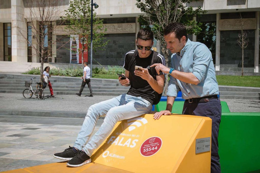 Free Wi-Fi në sheshin “Skënderbej”