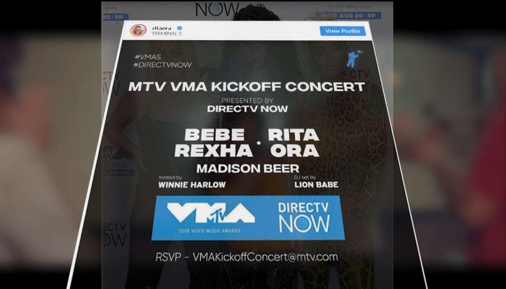 Rita Ora dhe Bebe Rexha prezantojnë VMA 2018