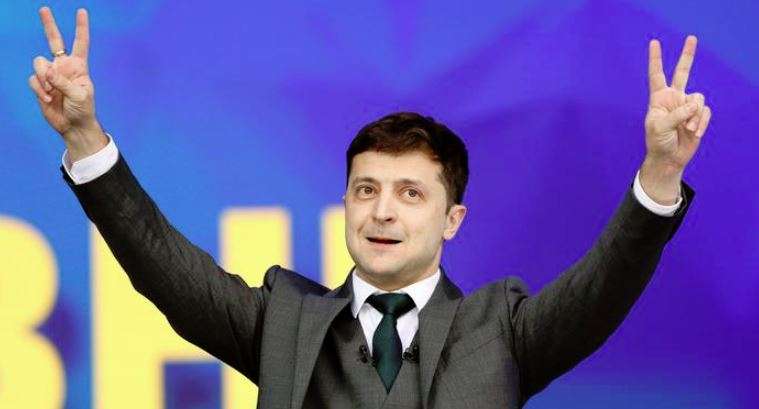 Ukraina i beson një komediani