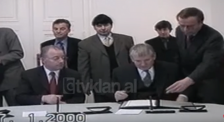 Spartak Poçi vizitë në Gjermani &#8211; (29 Janar 2000)