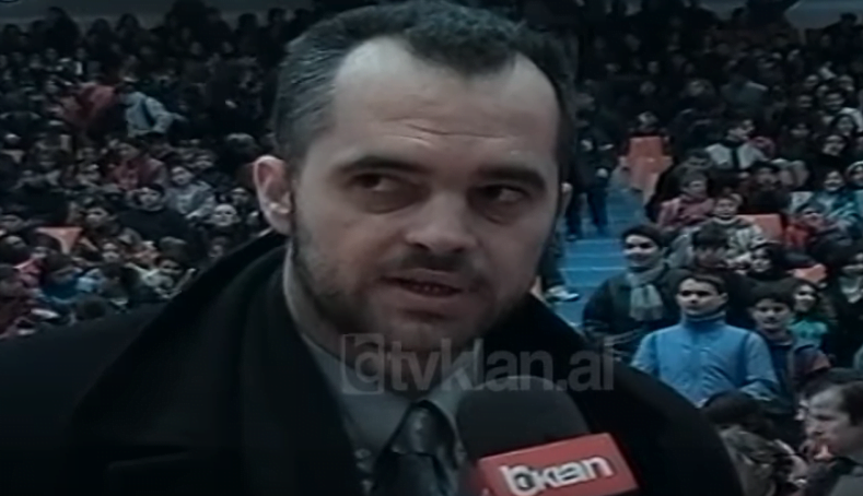 Edi Rama, pallati i sportit &#8220;Asllan Rusi&#8221; &#8211;  (20 Janar 2000)