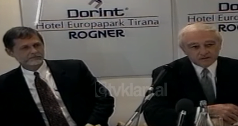 Robert Frowik konferencë në Tiranë &#8211; (23 Mars 2000)