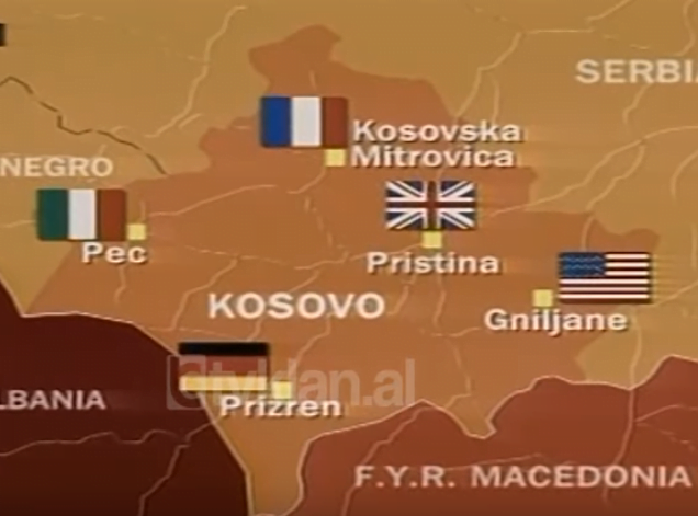 KFOR në Kosovë &#8211; (14 Qershor 1999)