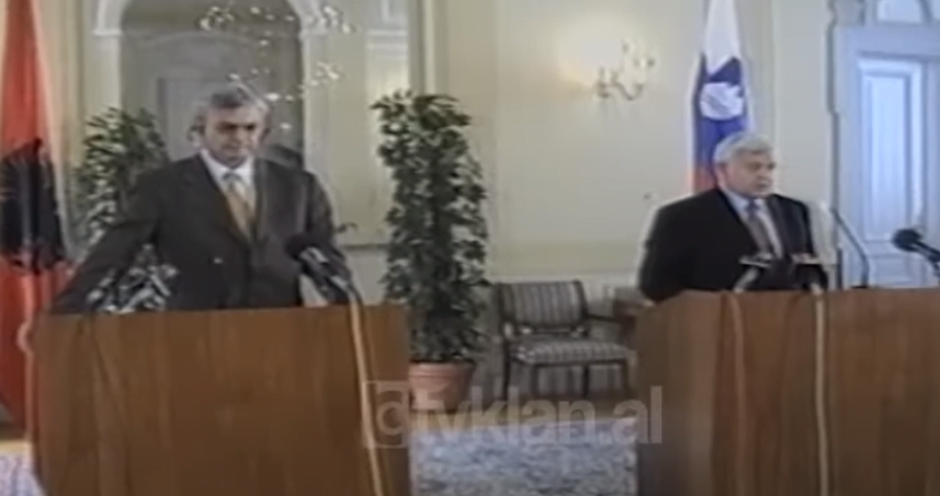 Presidenti Mejdani vizita në Slloveni &#8211; (1 Tetor 1999)