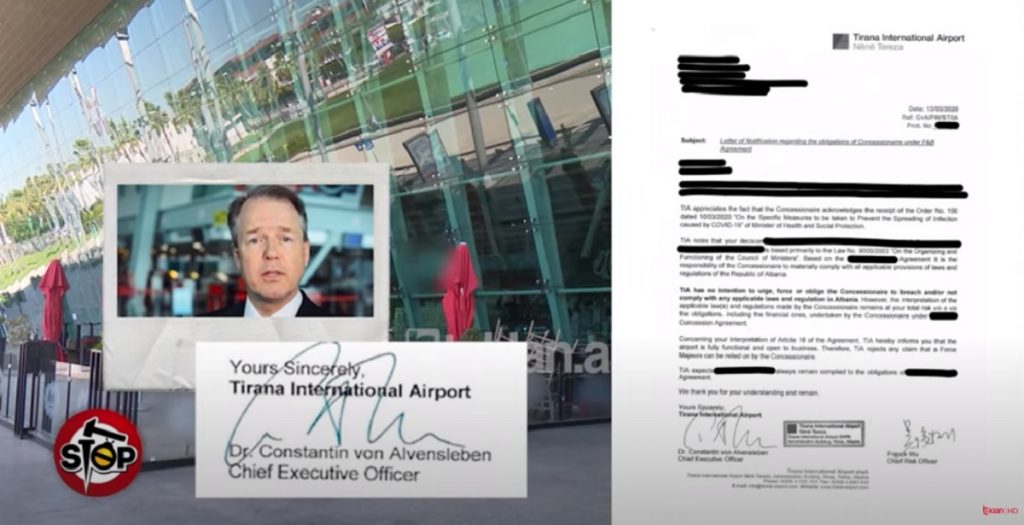 “Stop” publikon faktet që kompromentojnë drejtorin e Aeroportit të Tiranës