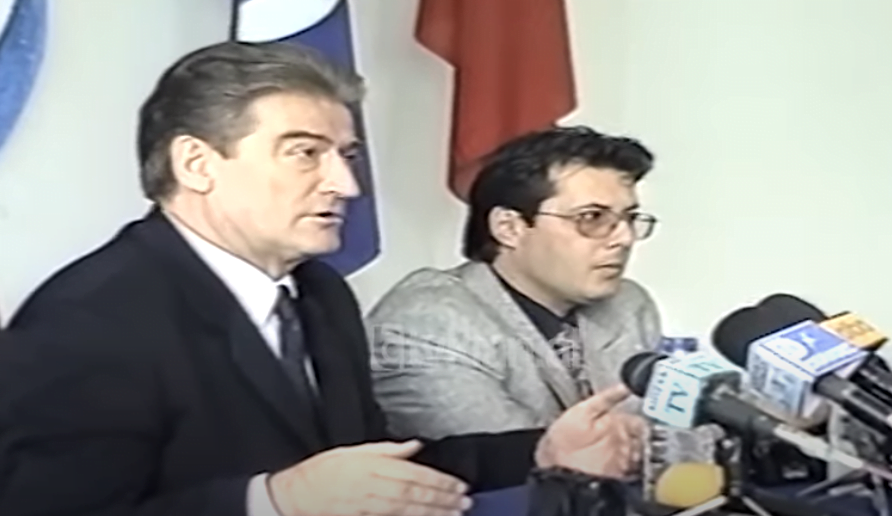 Berisha pas vizitës në Francë &#8211; (25 Nëntor 1999)