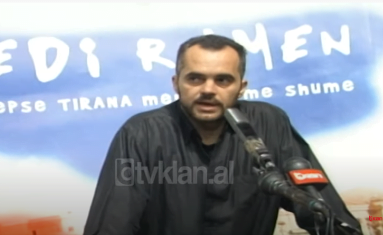 Edi Rama takim me sportistët e Tiranës &#8211; (26 Shtator 2000)