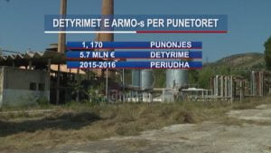 Armo ka 5.7 milionë Euro detyrime ndaj naftëtarëve