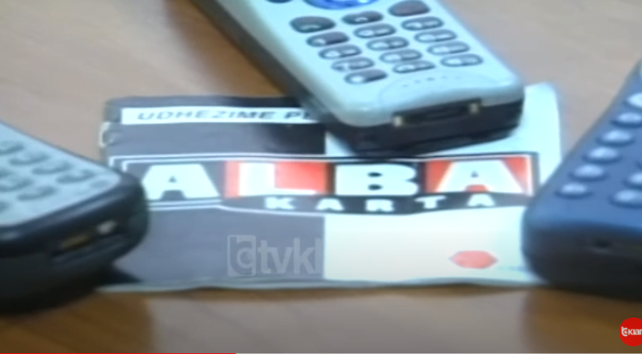 AMC hedh në treg kartat e reja të celularëve, Alba karta &#8211; (28 Janar 2001)