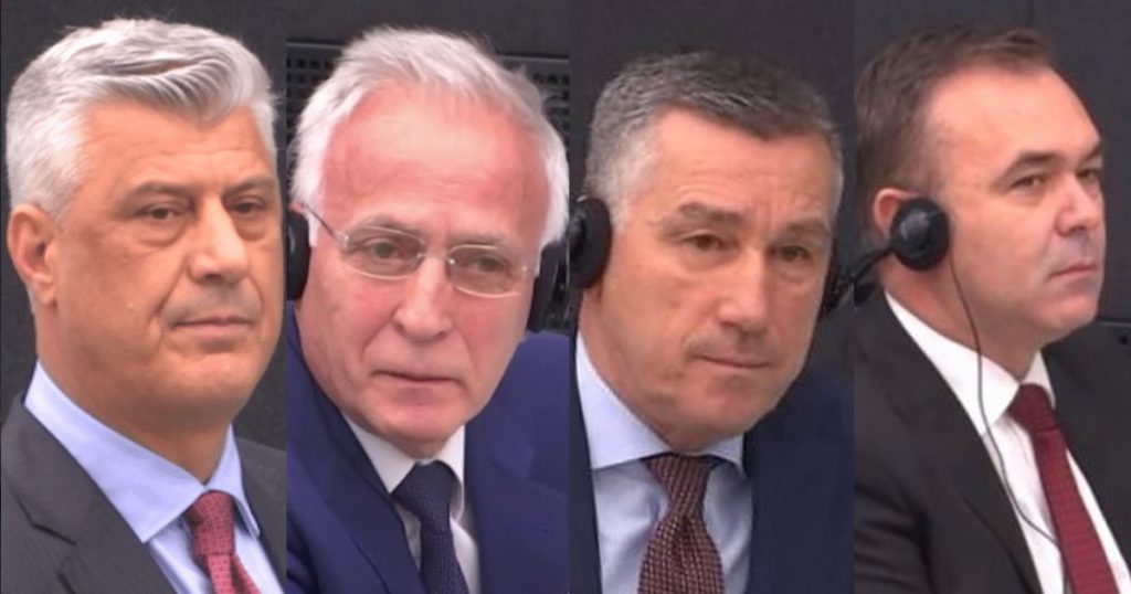 Shtyhet seanca kundër Thaçit, Veselit, Selimit dhe Krasniqit para Speciales