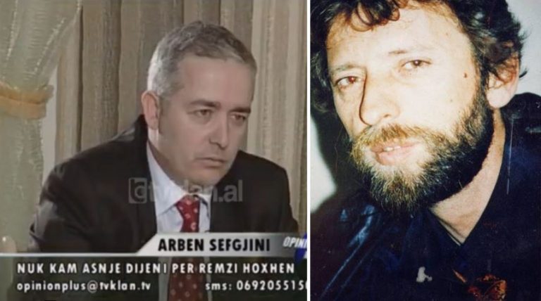 Opinion Plus -ish/zv drejtor i SHIK, Arben Sefgjini:Çfare di une per zhdukjen e Remzi Hoxhes-2008