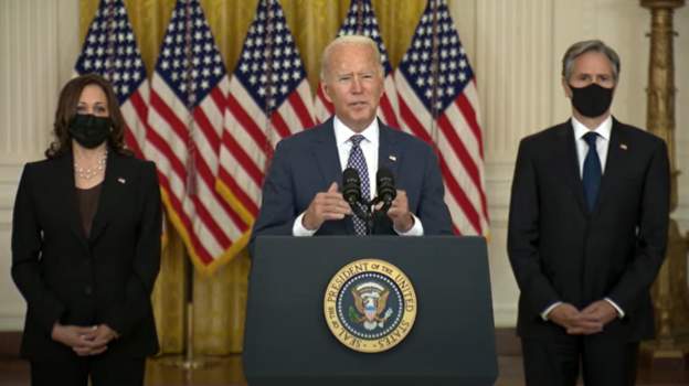 Biden: Jemi në kontakt të pandërprerë me talibanët. Do kthejmë në SHBA çdo amerikan që do të largohet nga Afganistani