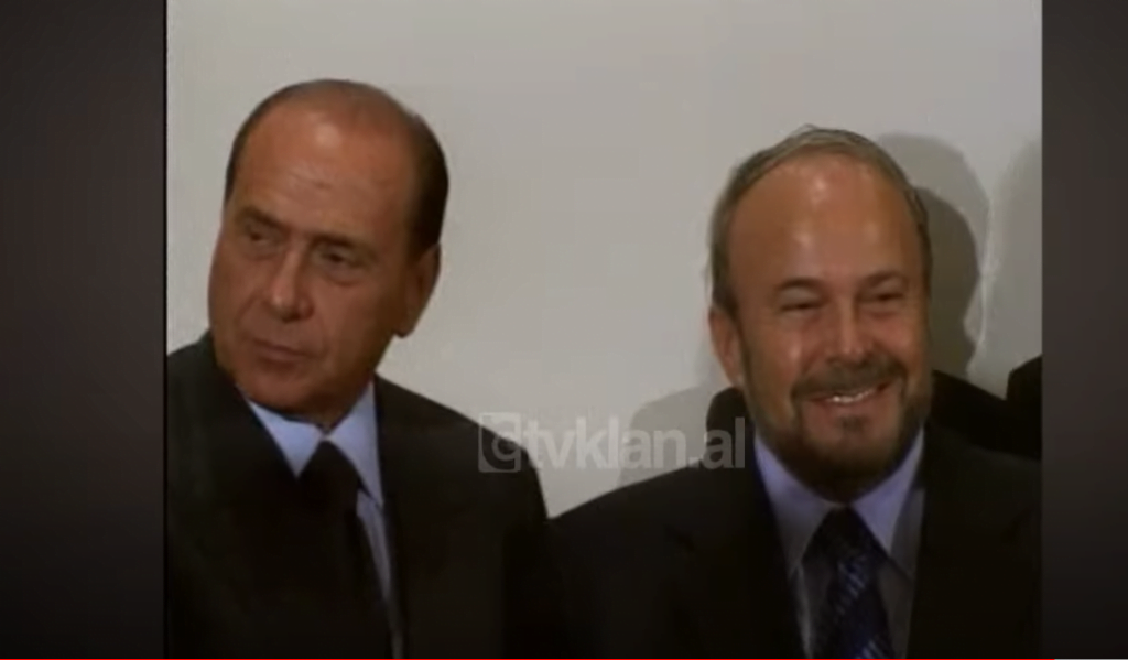 Fatos Nano në takim me Silvio Berlusconin (13 Shtator 2003)