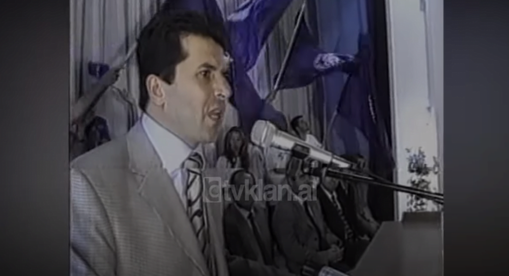 Fatmir Mediu fushatë elektorale në Skrapar (28 Shtator 2003)