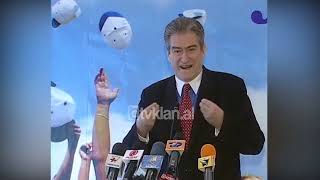 Sali Berisha për zgjedhjet dhe koferencën e Partisë Socialiste (7 Dhjetor 2003)