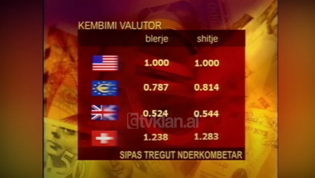 Tregu valutor, Dollari shënon nivelet më të larta të tre javëve të fundit (26 Shkurt 2004)