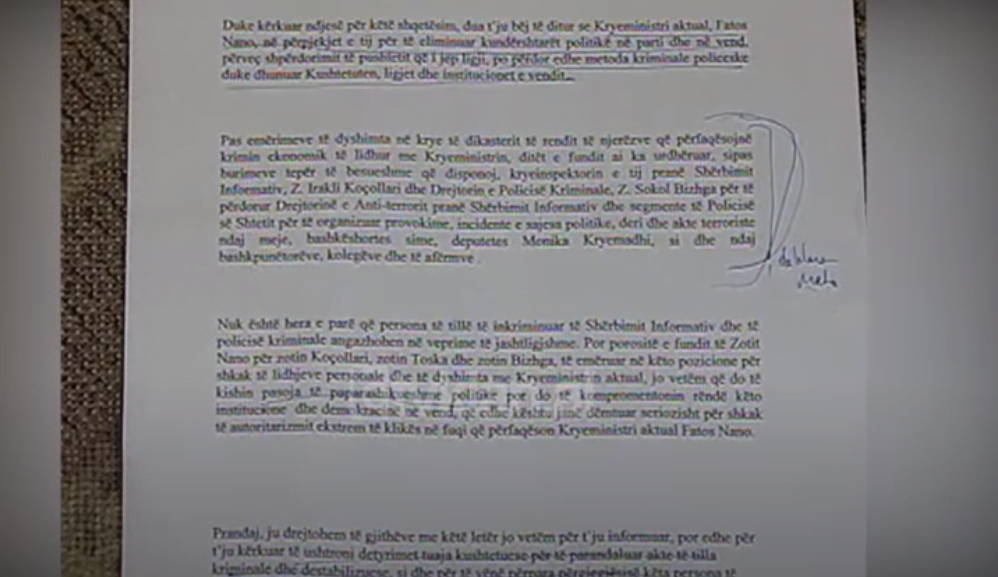 Ilir Meta i drejton letër presidentit, reagon Aldrin Dalipi (4 Shkurt 2004)