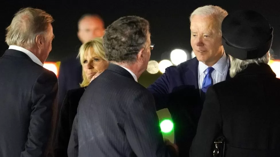 Joe Biden mbërrin në Londër për funeralin e Mbretëreshës Elizabeth II