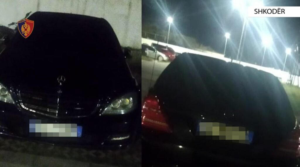 Me Mercedez të blinduar nëpër Shkodër, policia shoqëron Safet Bajrin dhe i bllokon makinën