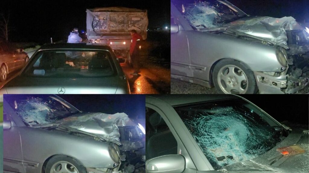 Goma e kamionit bëhet shkak i një aksidenti në rrugën Lushnje-Berat, 2 të plagosur