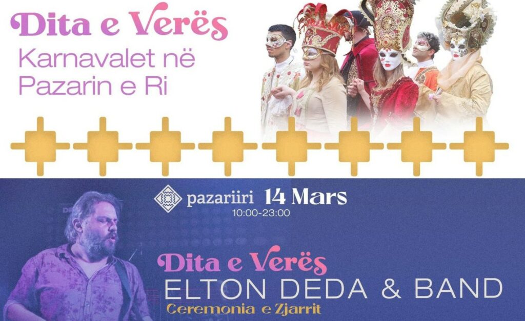 Pazari i Ri në Tiranë shndërrohet në qendrën e festimeve për Ditën e Verës më 14 Mars