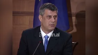 Kryeministri Hashim Thaçi vizitë diplomatike në Shqipëri, takim me Berishën-(19 Qershor 2008)