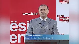 Edmond Haxhinasto komunikatë për shtyp për kodin e ri zgjedhor-(25 Qershor 2008)