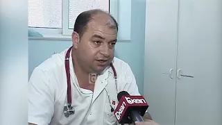 Shtohen rastet me helmime të pacientëve në spitalin infektiv në Tiranë-(6 Korrik 2008)