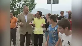 Edi Rama në Ulzë në kuadër të turit të tij Dialog me Shqipërinë-(19 Qershor 2008)