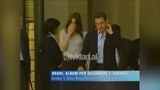 Carla Bruni i shpreh dashurinë Sarkozisë, i kushton album me këngë dedikuese-(11 Korrik 2008)