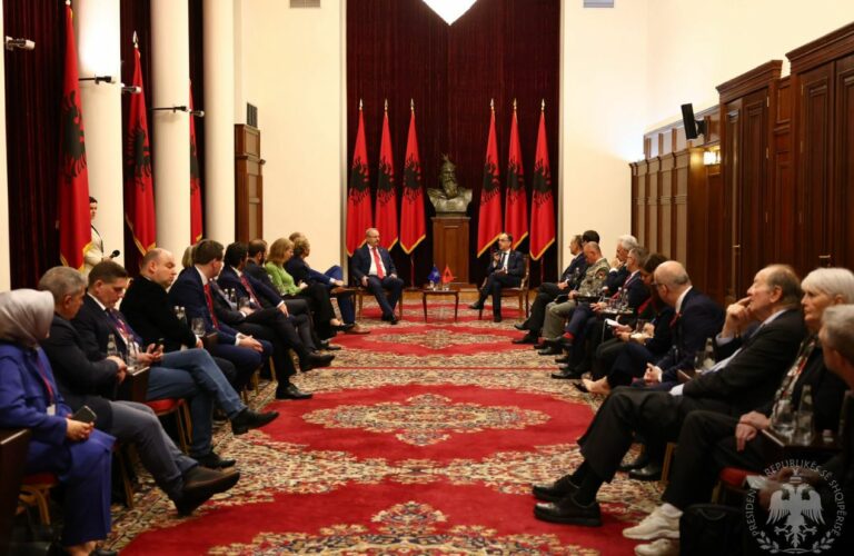 Presidenti i Republikës takim me delegacionin e Asamblesë Parlamentare të NATO-s