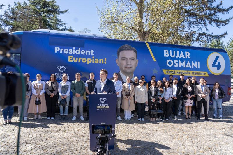 Zgjedhjet në RMV, Bujar Osmani nis fushatën: Platforma ime ruan kursin euro-atlantik të vendit