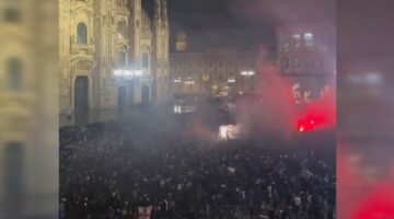 Festë zikaltër në qendër të Milanos