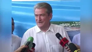 Berisha tur inaugurimesh në infrastrukturën e Selenicës në Vlorë-(2 Gusht 2008)