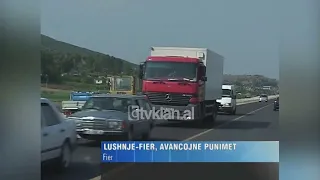 Kamera e TV Klan inspekton punimet në autostradën Lushnje-Fier-(2 Gusht 2008)