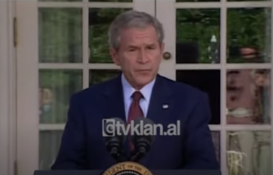 Rusia do të çmilitarizojë Gjeorgjinë, presidenti Bush dënon ndërhyrjen e Moskës &#8211; (13 Gusht 2008)