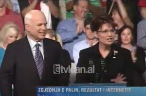 Kandidatja për zv/presidente e SHBA Sara Palin fituese në internet &#8211; (31 Gusht 2008)