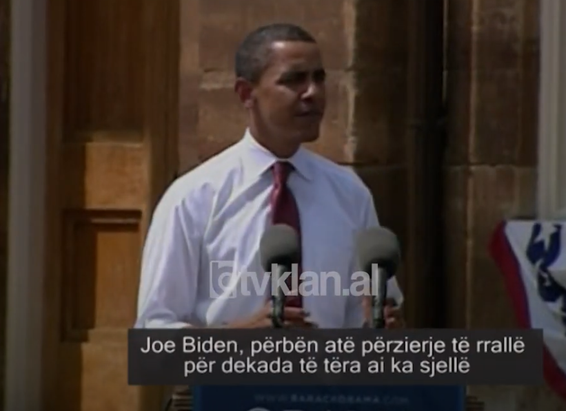 SHBA, Barack Obama prezanton zyrtarisht Biden si zëvendës president &#8211; (24 Gusht 2008)