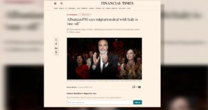  &#8220;Financial Times&#8221;: Rama refuzoi kërkesën e Boris Johnson për refugjatë